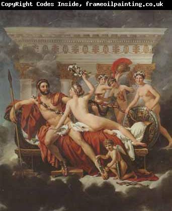 Jacques-Louis David Mars disarmed by venus and the three graces (mk02)